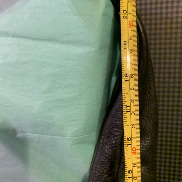 Handmade Leather Bag with Snakeskin Style mesh inlay on Black 100% soft leather. - Picture 7 of 7